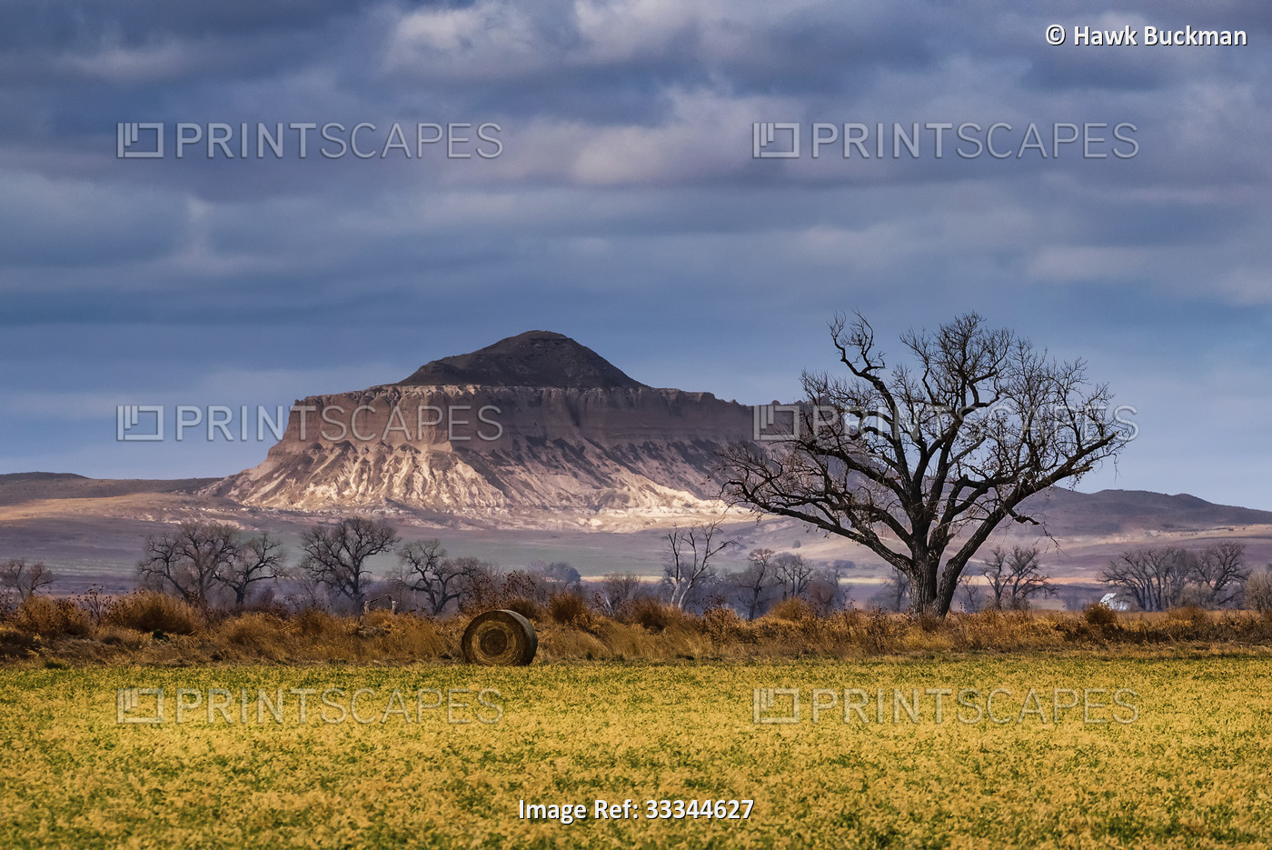 Castle Rock in the Nebraska Panhandle; Nebraska, United States of America